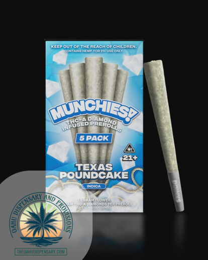 Munchies™ THCA Diamond Infused Prerolls - 5 Pack of 1 Gram Joints